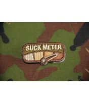 Patch brodé Suck Meter - Multicam