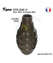 Coque type Mk2 quadrillée 85dB pour grenade ATR-OAE-V